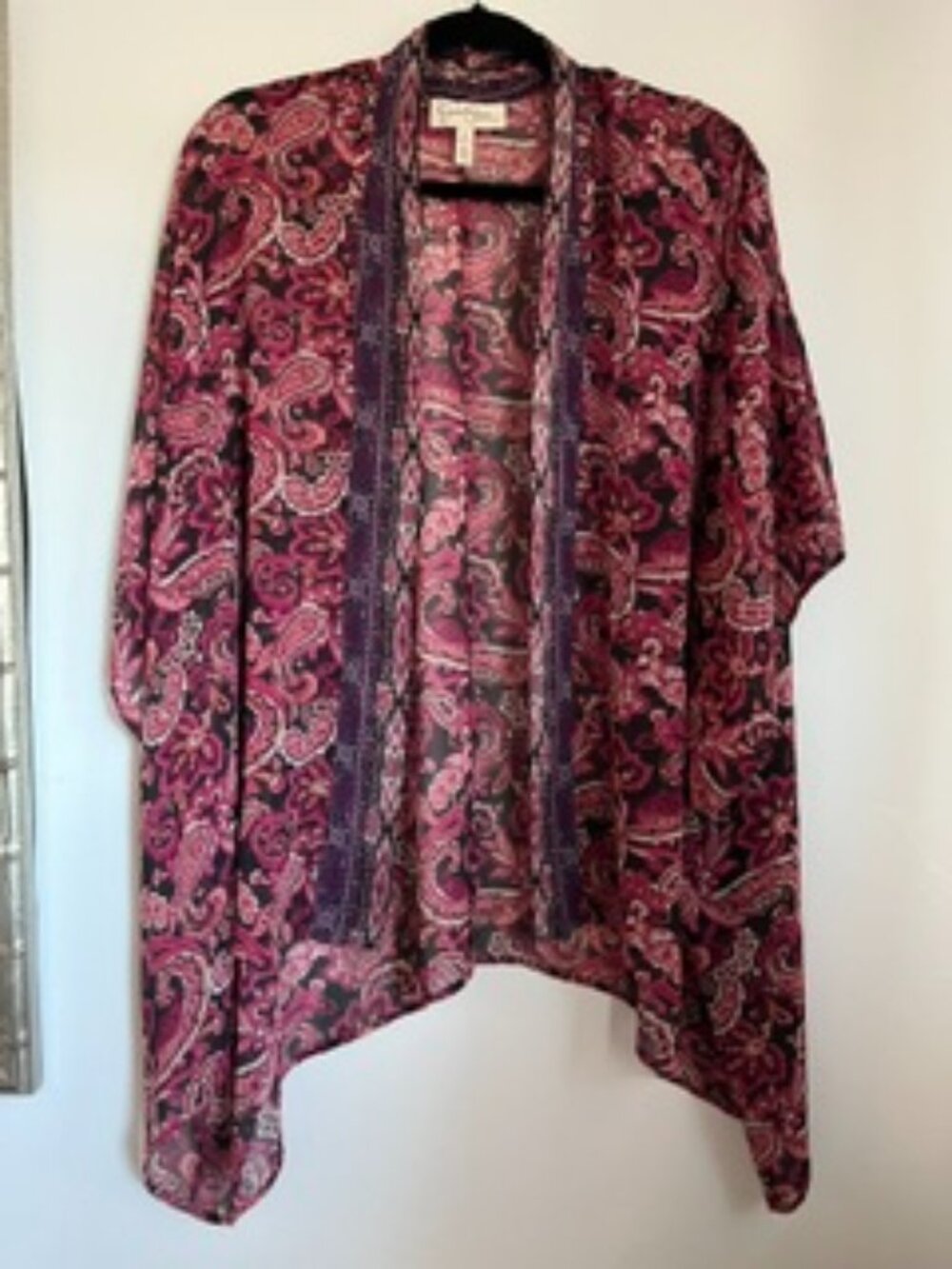 🧡3/$15 Jessica Simpson Maternity Pink Kimono Wrap One Size